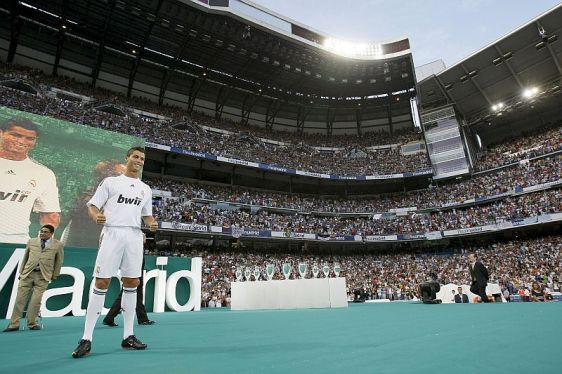 Presentación de Cristiano Ronaldo.